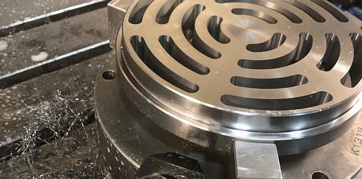 Haas VF4 making Valve steel shaving flying off side