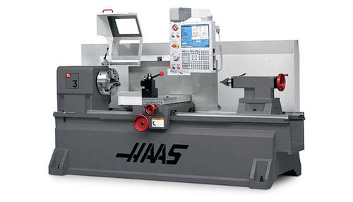 Hass TL3 CNC lathe Stock photo of Haas TL3 CNC lathe