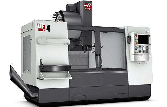 Haas VF4  Stock photo of Haas VF4 on white background
